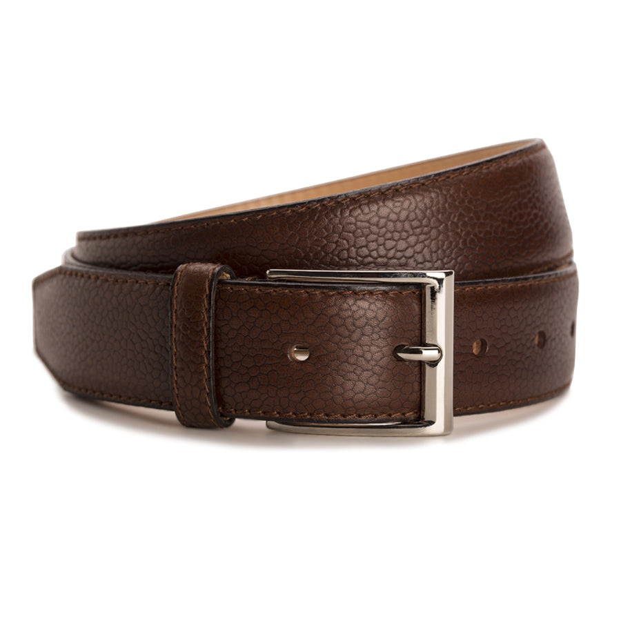 Anderson's | Dark Brown Calf Leather 35mm Western Belt