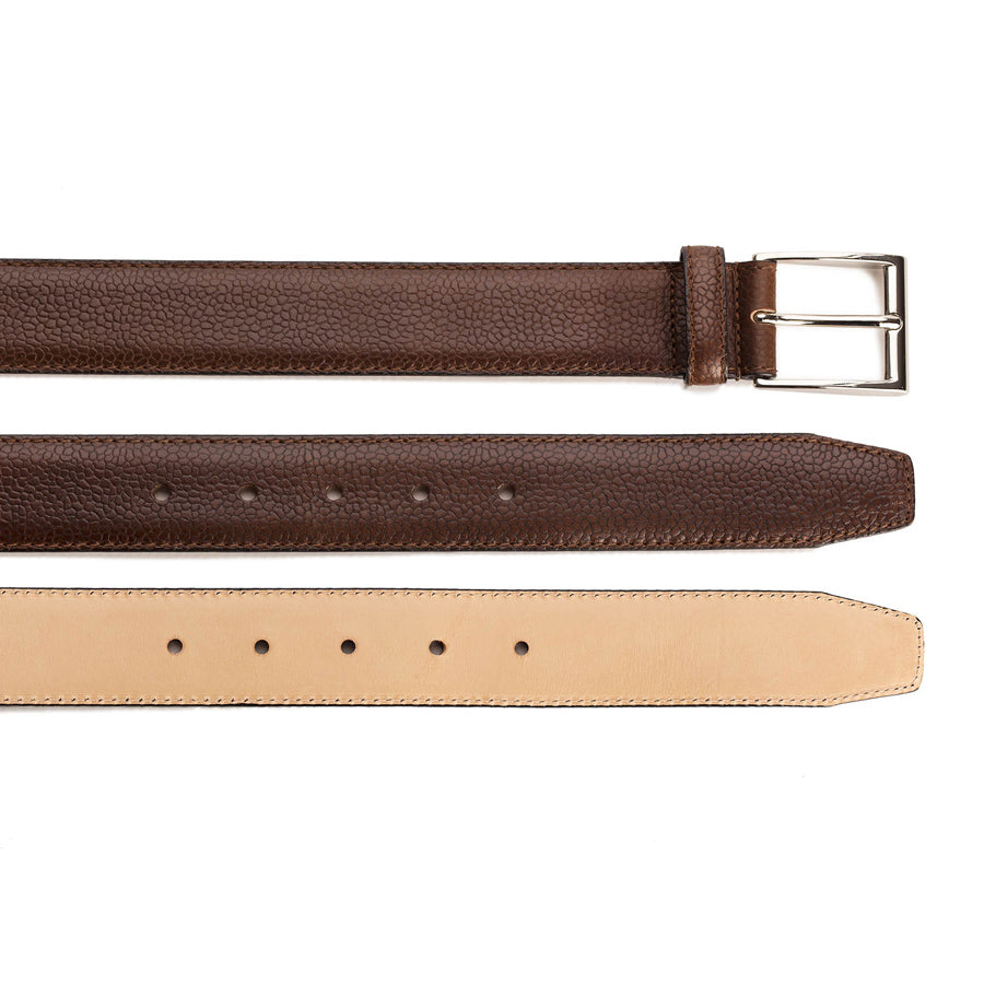 Anderson's | Dark Brown Calf Leather 35mm Western Belt