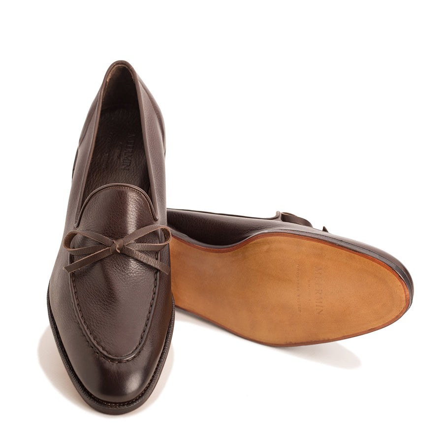 114395 - DARK BROWN SOFTCALF - E – Meermin Shoes