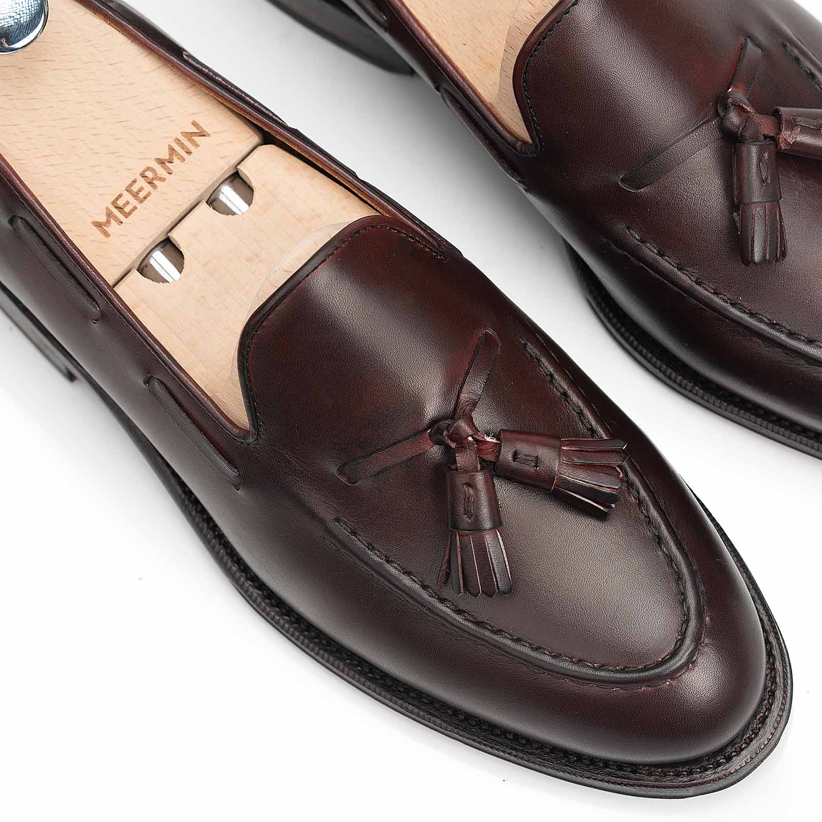 Meermin メルミン タッセルローファー UK8 ブラウン Meermin メルミン タッセルローファー UK8 ブラウン - メルカリ