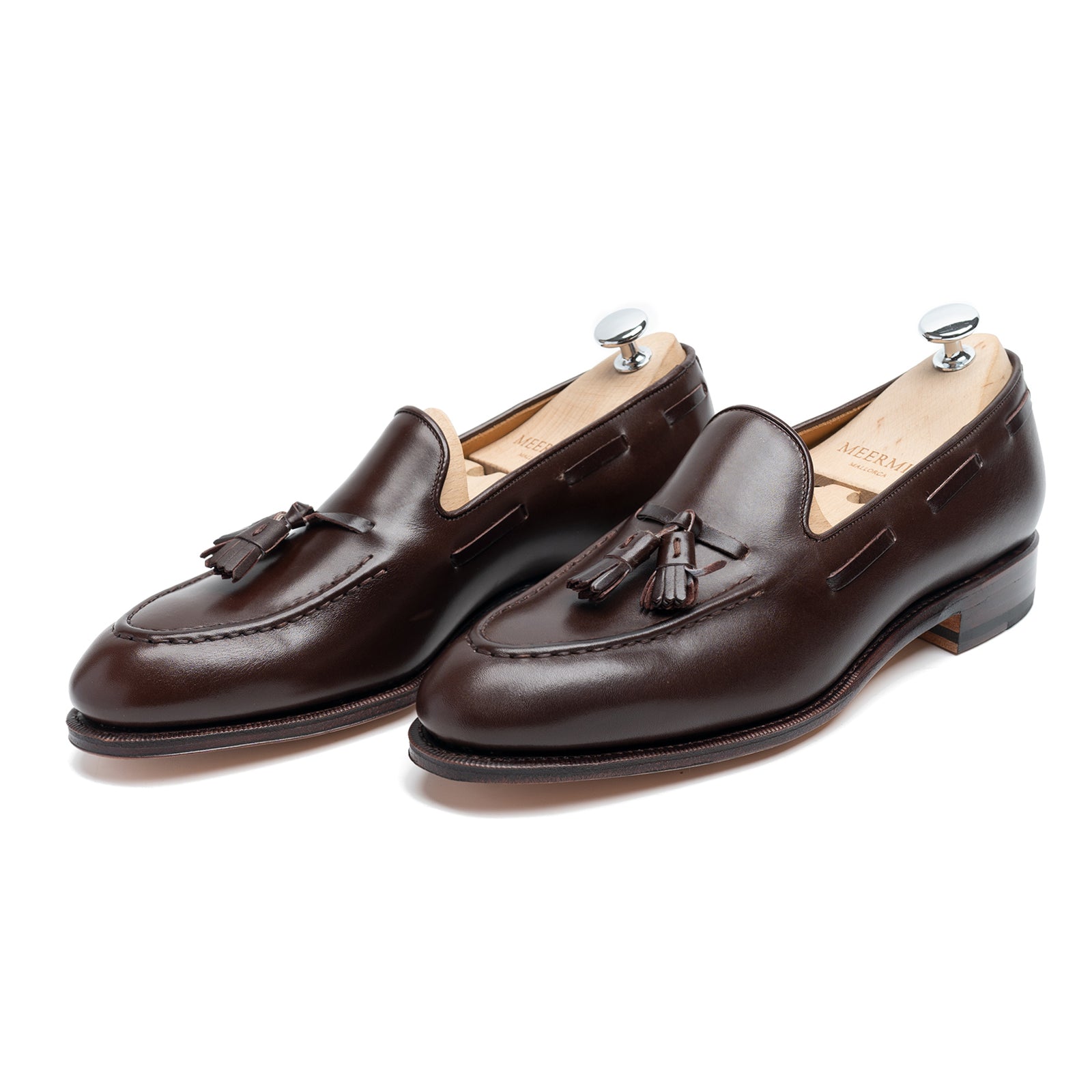 101381 - DARK BROWN CALF - E – Meermin Shoes