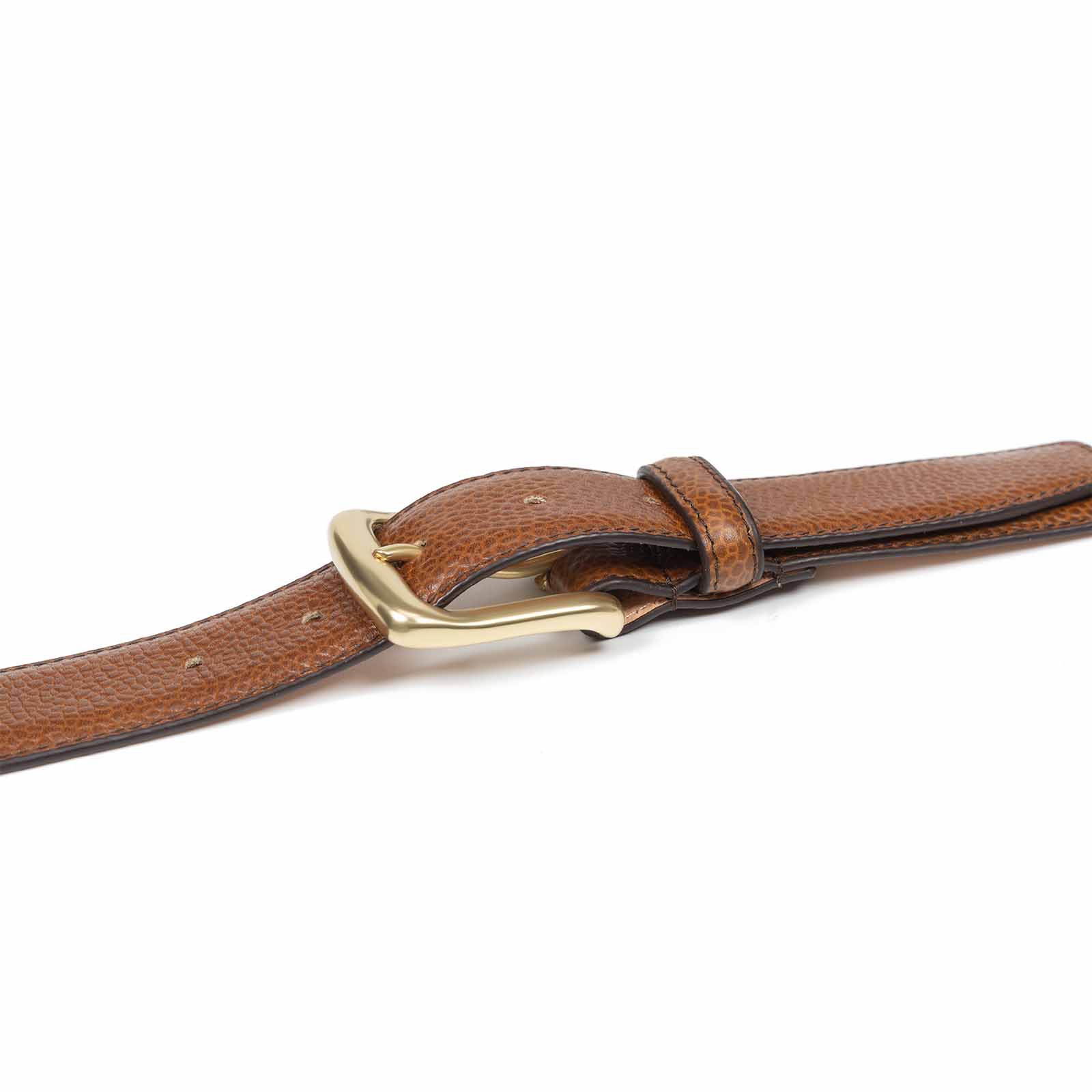104436 - COGNAC PEBBLE GRAIN – Meermin Shoes
