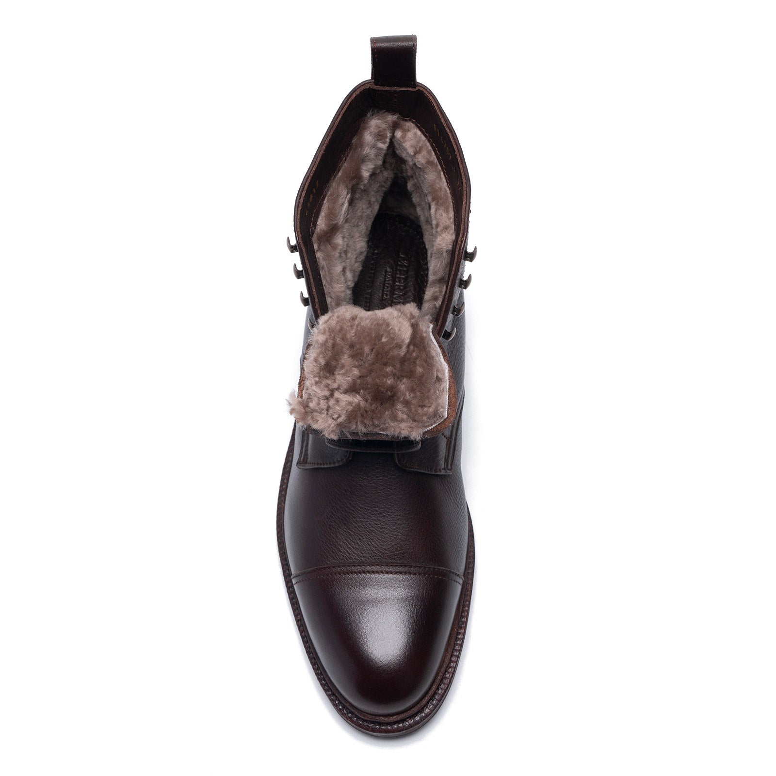 114787 - DARK BROWN SOFTCALF - E – Meermin Shoes