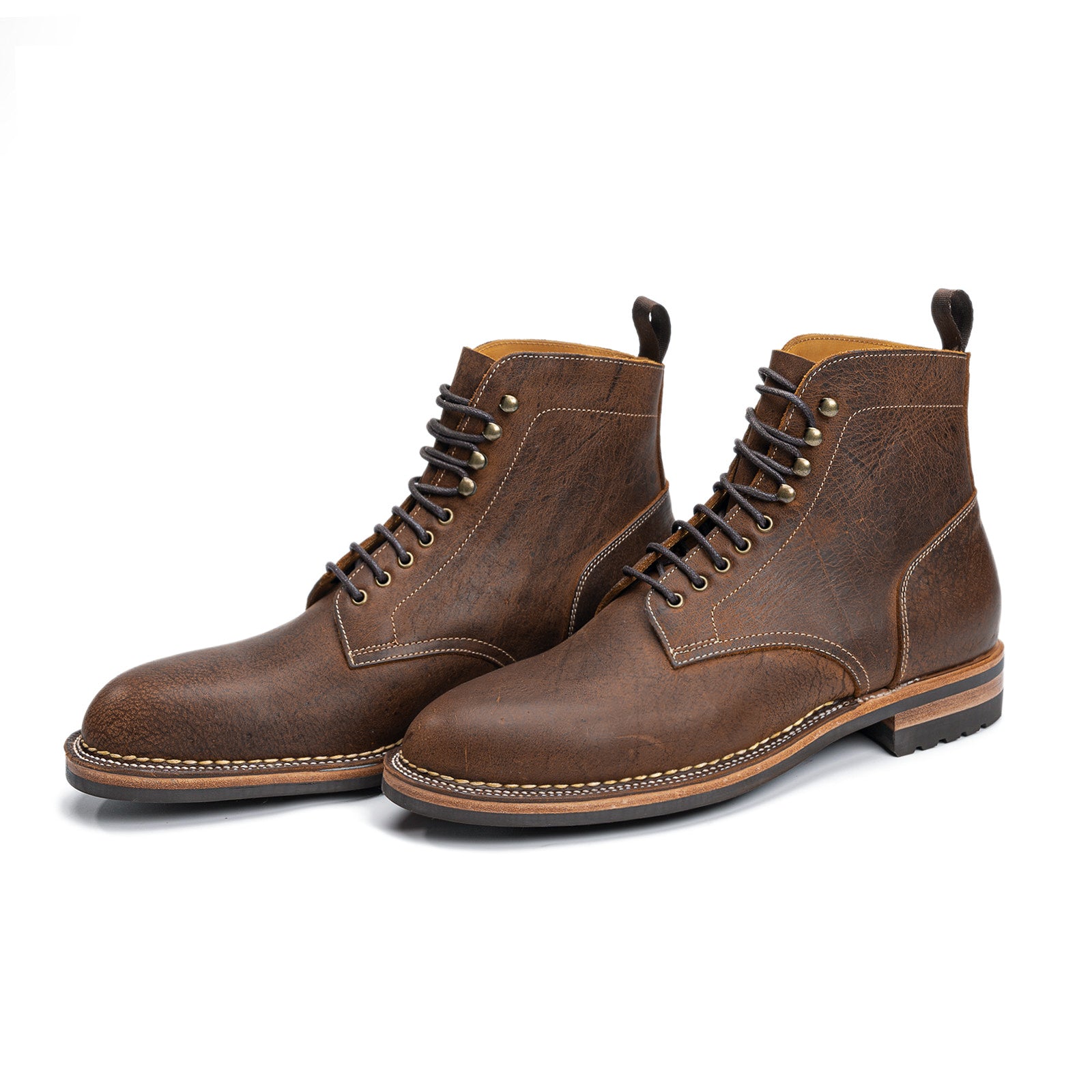 138202 - DARK SNUFF SHRUNKEN WAXY KUDU - E – Meermin Shoes - North