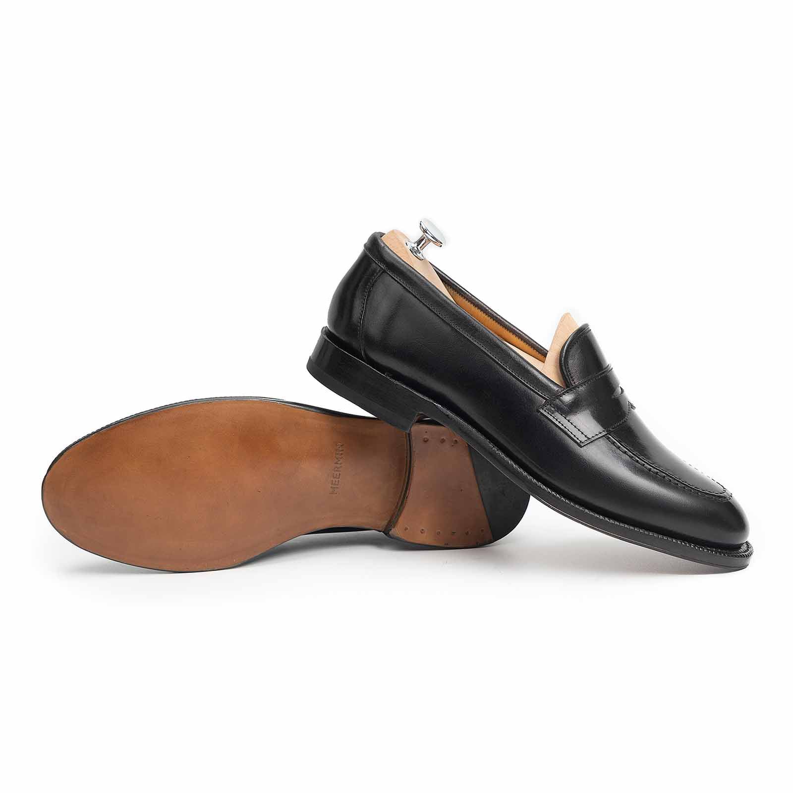 501045 - BLACK HERITAGE SHELL CORDOVAN - E – Meermin Shoes - North