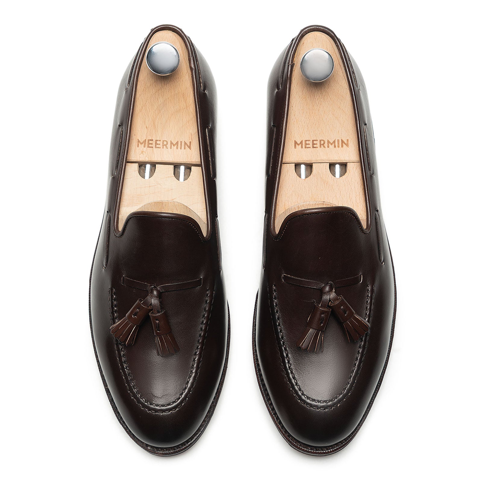 514035 - DARK BROWN CALF - E – Meermin Shoes - North America