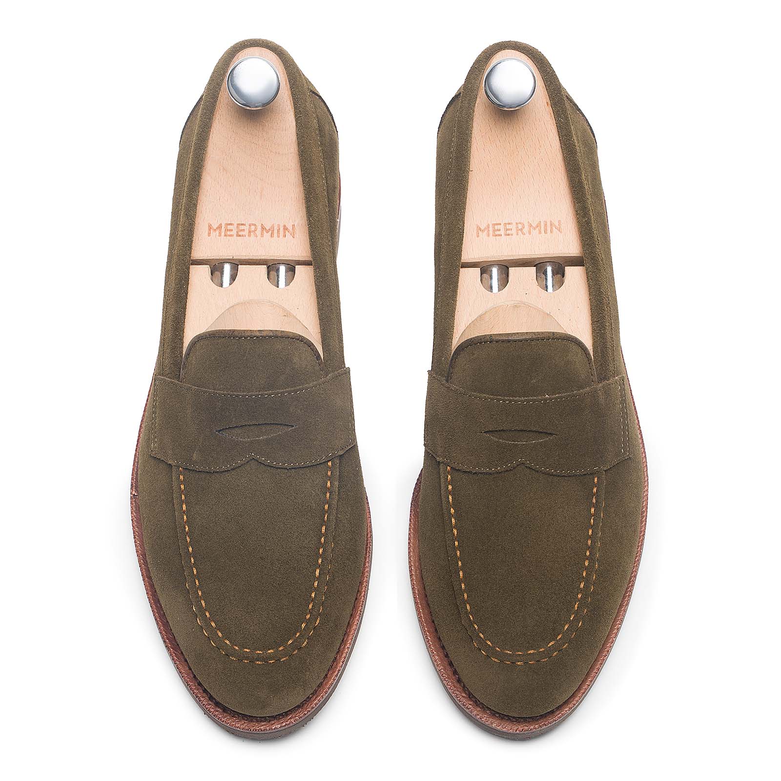 514045 - HUNTING GREEN SUEDE - E – Meermin Shoes - North America