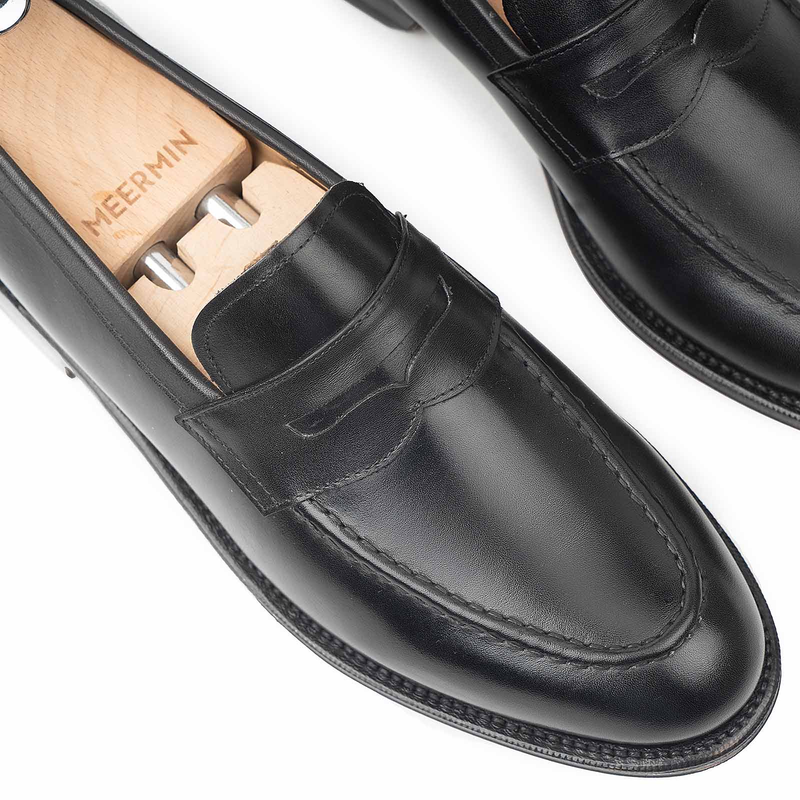 514084 - BLACK CALF - E – Meermin Shoes - North America