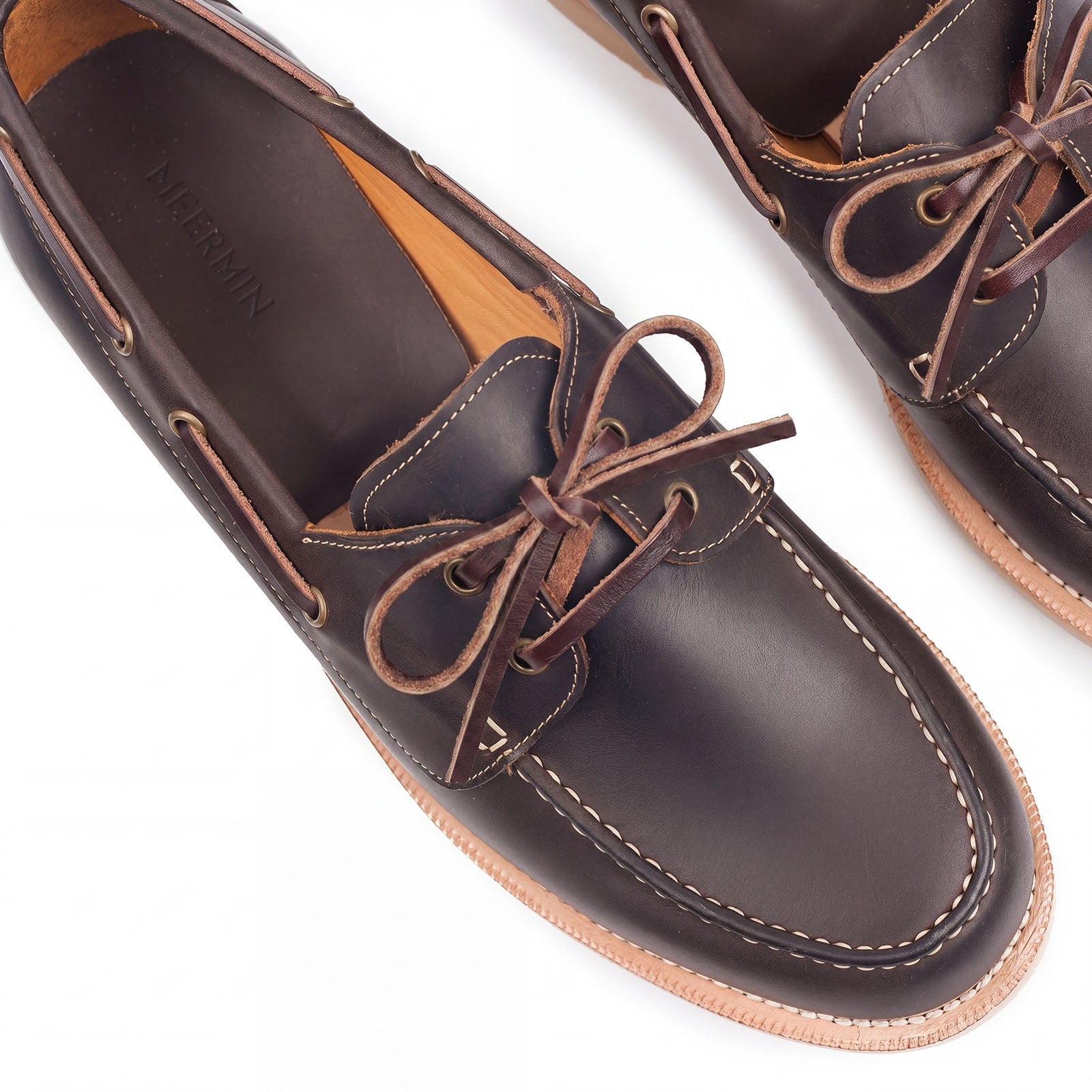 514315 - BROWN WAXY CALF - E – Meermin Shoes - North America