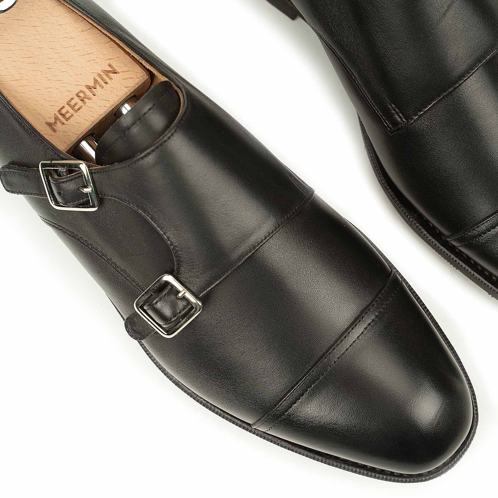 514344 - BLACK SILKCALF - E – Meermin Shoes - North America