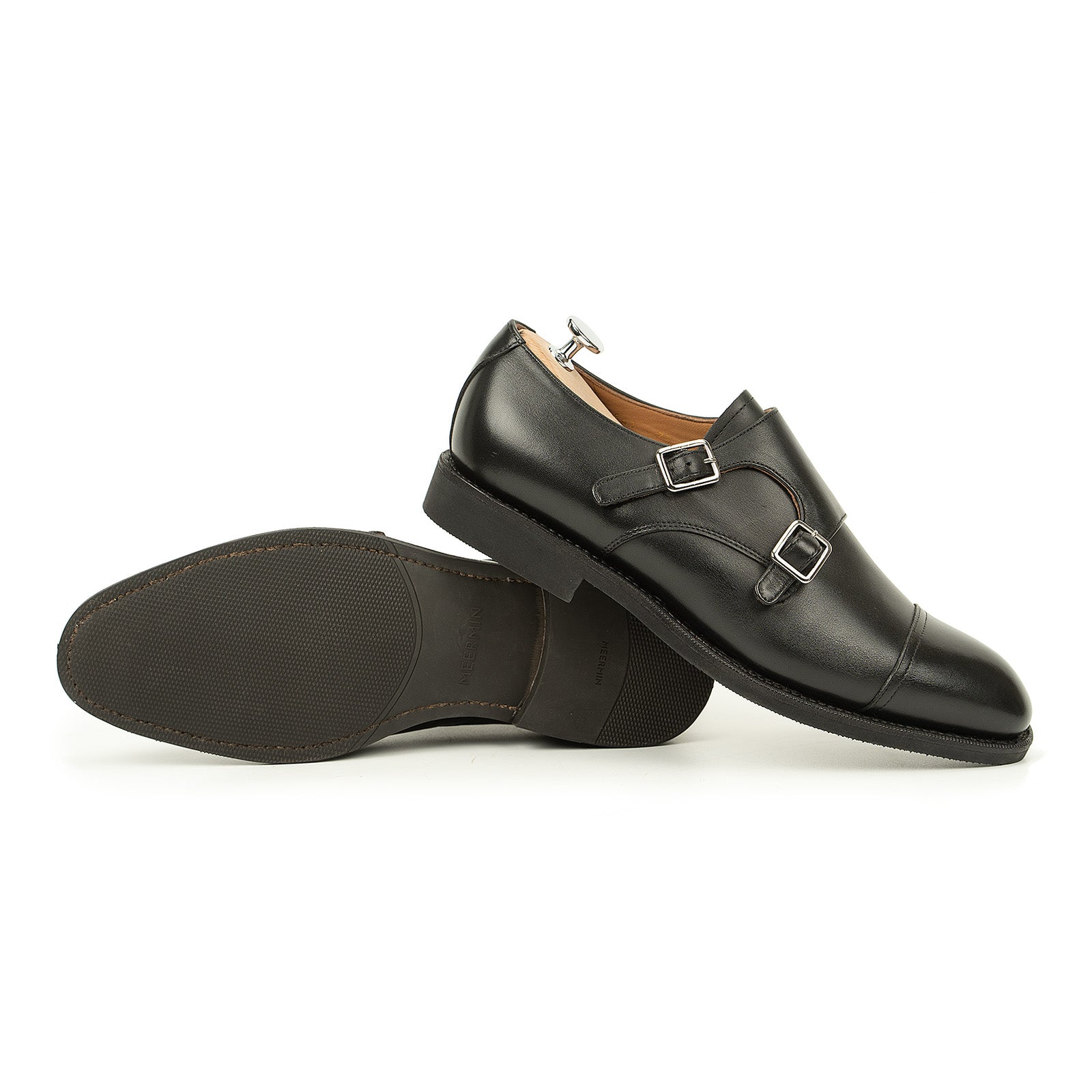 514344 - BLACK SILKCALF - E – Meermin Shoes - North America