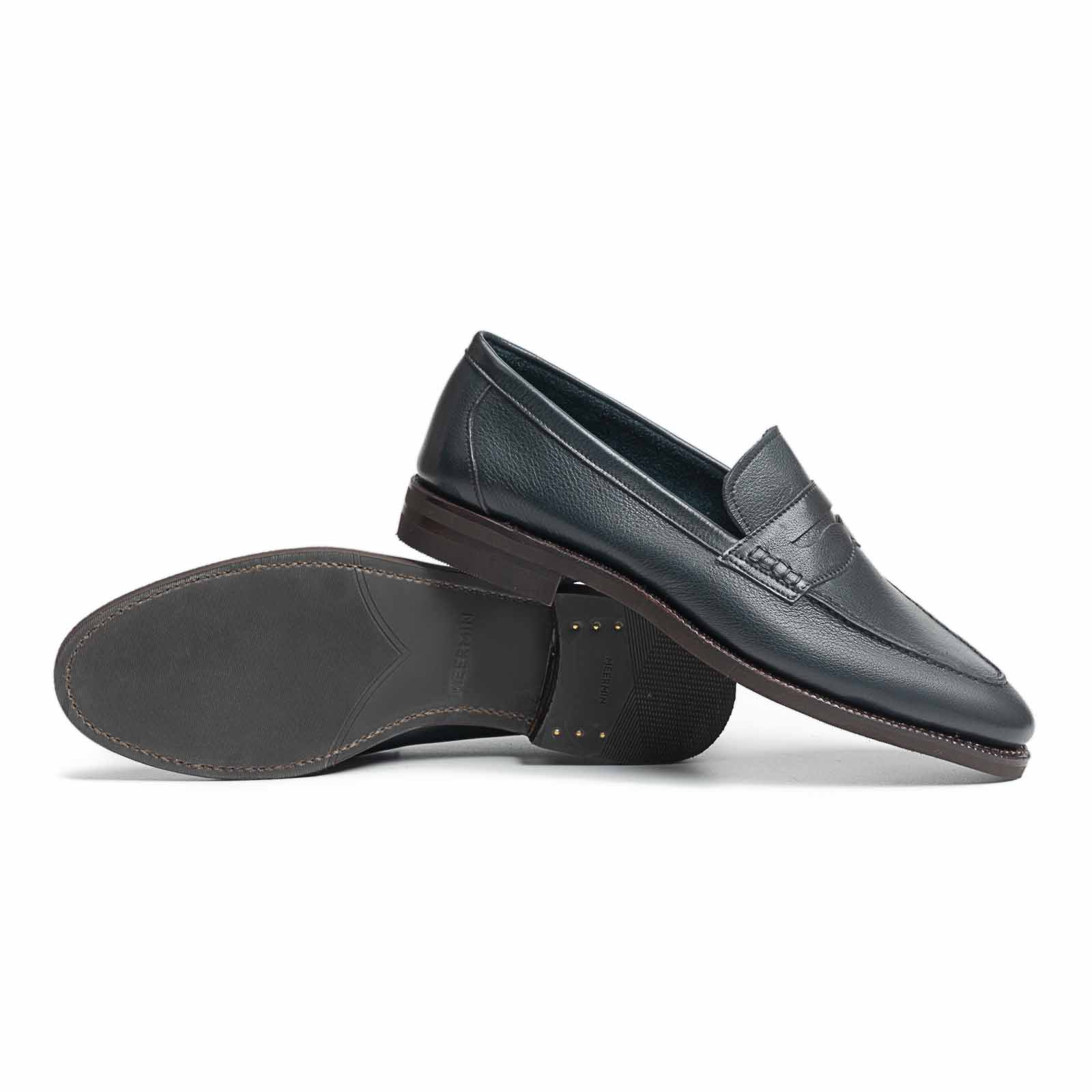 514428 - NAVY SOFTCALF - E – Meermin Shoes