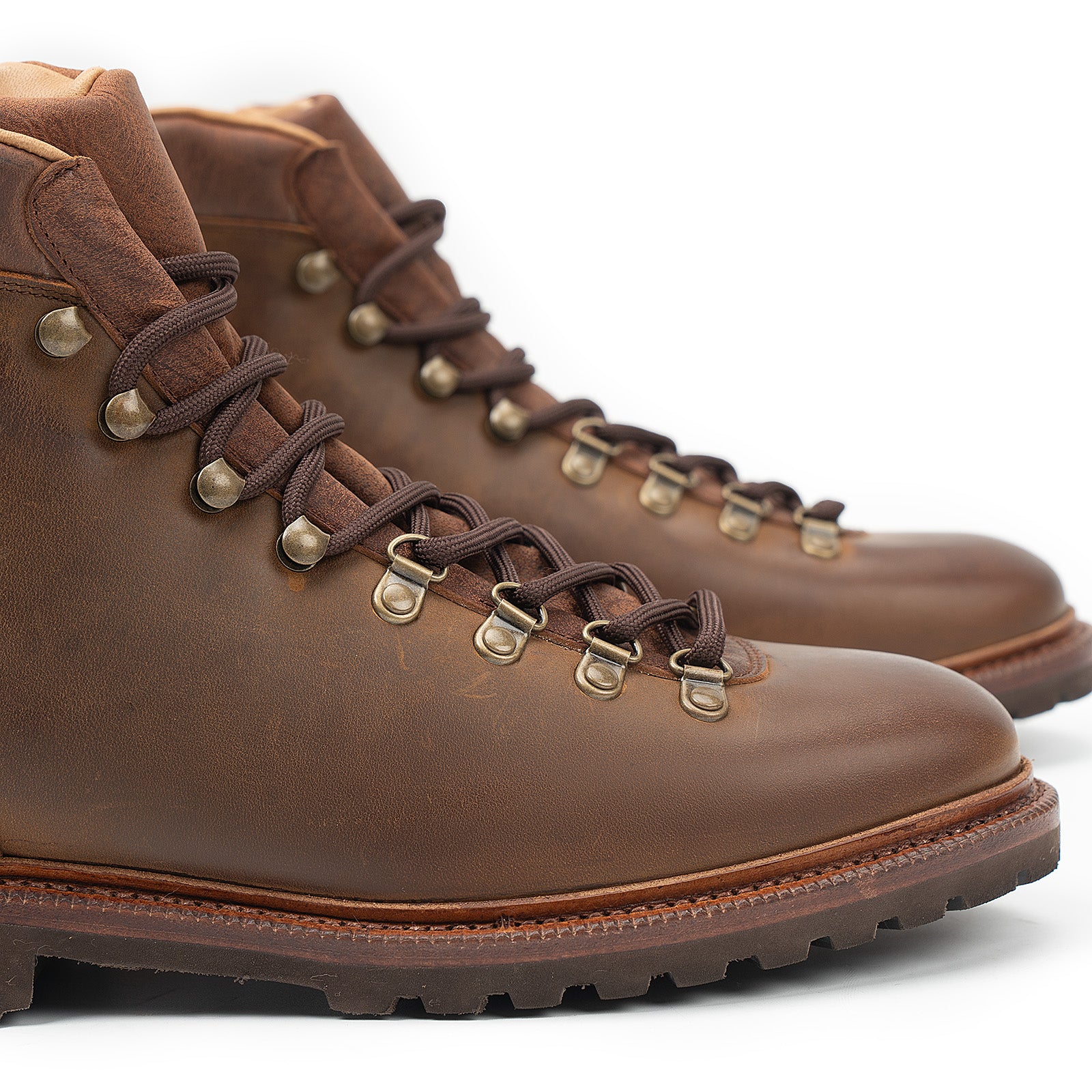 516690 - TOBACCO WAXY CALF - E – Meermin Shoes - North America