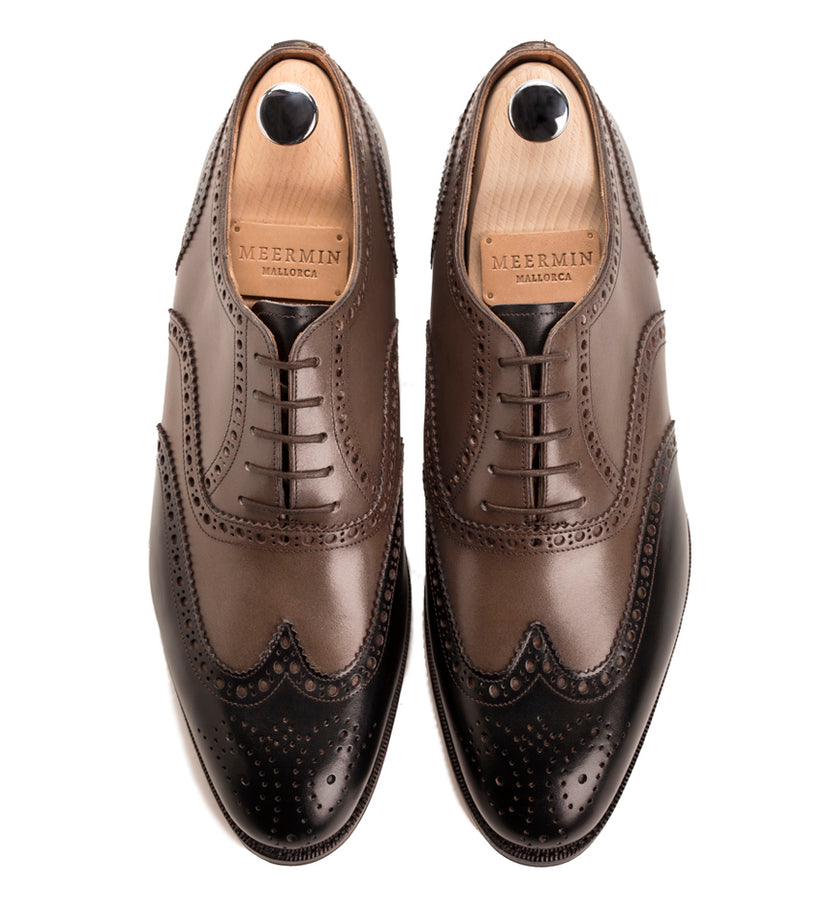 101509 - BLACK CALF & CLOUD VINTAGE CALF - E