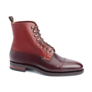 101523 - BURGUNDY SHELL CORDOVAN & BURGUNDY COUNTRY - E