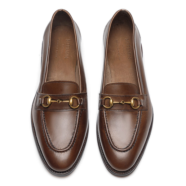 Meermin メルミン タッセルローファー UK8 ブラウン メルミン Meermin タッセルローファー ブラウン UK8 中古美品