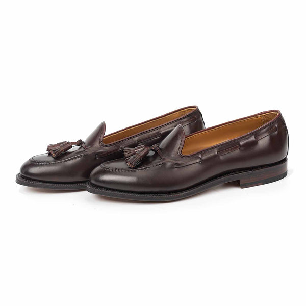 Black deerskin leather Appia penny loafer | Brioni® us
