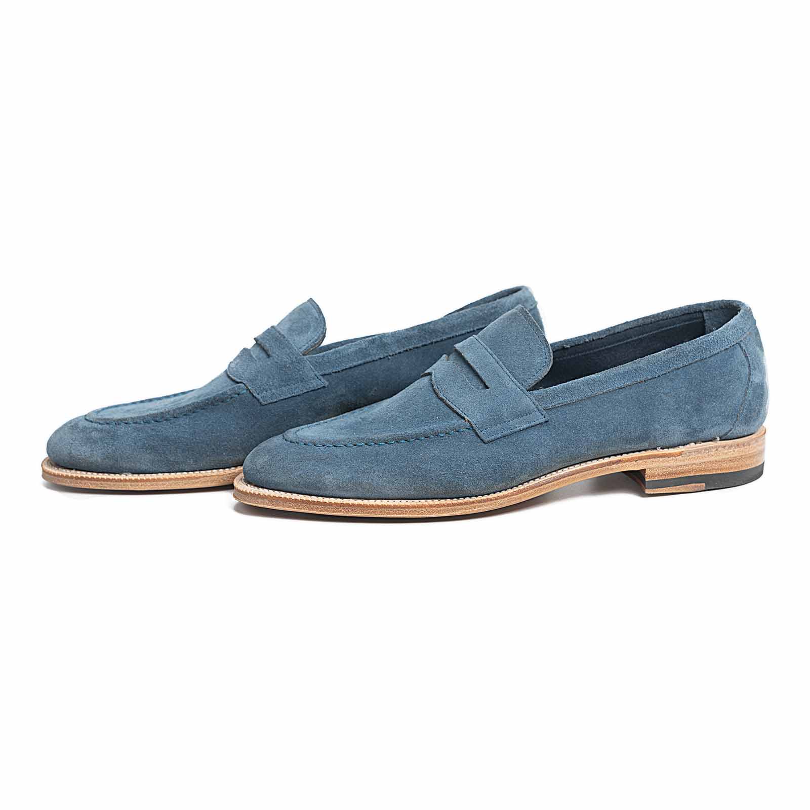 514511 - FRENCH BLUE SUEDE - E – Meermin Shoes