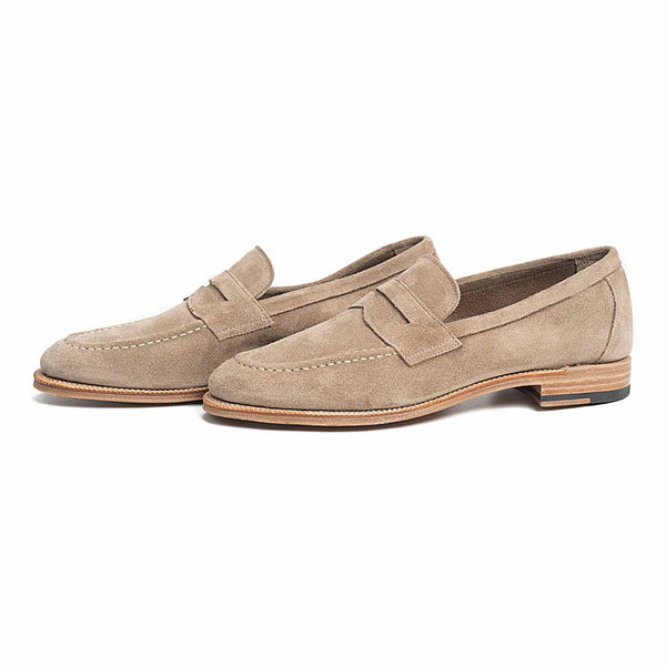 ⭐️mei⭐️CAMINANDO/カミナンド】SUEDE LOAFER 7 Summer Charms Walk Loafer Suede Tundra | Loro Piana US