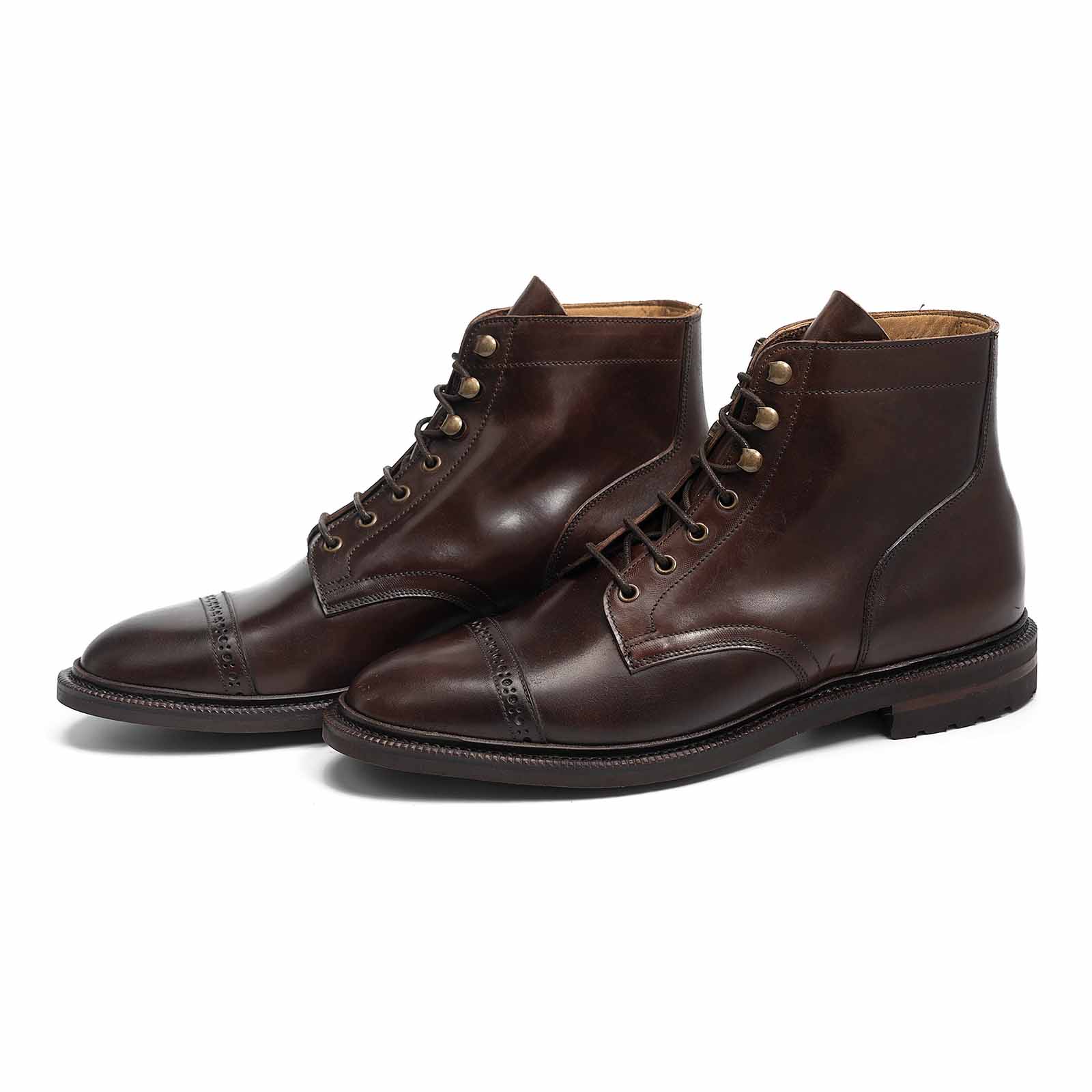 514867 - BROWN HERITAGE SHELL CORDOVAN - E – Meermin Shoes